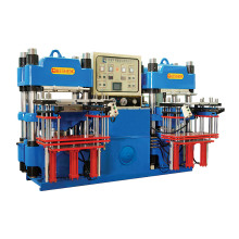 Hochpräzisions-Doppelpumpen-vollautomatische Front-Art 3rt hydraulische Formmaschine für industrielle Gummiteile Produkte (KSH-100T)
